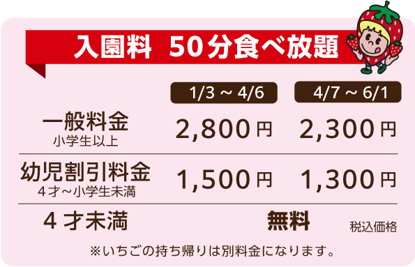 料金表